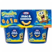 Kraft Mac & Cheese Cups Macaroni and Cheese Microwavable Dinner SpongeBob SquarePants Cups