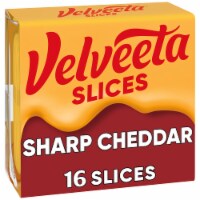 Velveeta Slices Sharp Cheddar Cheese, Pack Perspective: Main