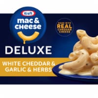 Kraft Deluxe White Cheddar Garlic & Herbs Mac N Cheese Macaroni and Cheese Dinner