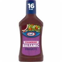 Kraft Strawberry Balsamic Vinaigrette Salad Dressing, Bottle Perspective: Main