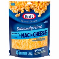Kraft Deliciously Paired Mozzarella & Cheddar Shredded Cheese for Mac 'n Cheese Perspective: Main