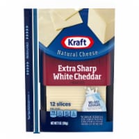 Kraft Extra Sharp White Cheddar Cheese Slices