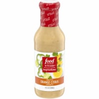 Food Network Kitchen Inspirations Cuban Style Orange Citrus Vinaigrette Salad Dressing, Bottle Perspective: Main
