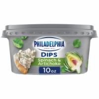 Philadelphia Dips Spinach & Artichoke Cream Cheese Dip, Tub Perspective: Main