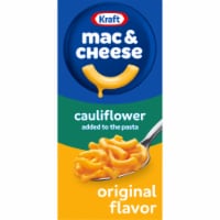 Kraft Original Mac N Cheese Macaroni and Cheese Dinner with Cauliflower Added Pasta