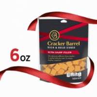 Cracker Barrel Rich & Bold Extra Sharp Yellow Cheddar Cheese Cubes