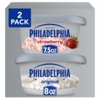 Philadelphia Cream Cheese Spread Multipack Original and Strawberry Perspective: Main