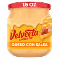Velveeta Queso con Salsa Cheese Dip, Jar Perspective: Main