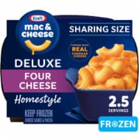 Kraft Frozen Meal Four Cheese Mac & Cheese Macaroni and Cheese Dinner Sharing Size Perspective: Main