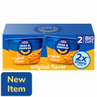 Kraft Original Mac & Cheese Macaroni and Cheese Dinner Big Cup, Pack, Cups Perspective: Main