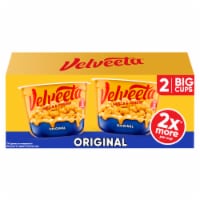 Velveeta Shells & Cheese Original Microwaveable Shell Pasta & Cheese Sauce Big Cup Perspective: Main