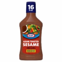 Kraft Reduced Fat Asian Toasted Sesame Dressing Perspective: Main