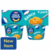 Kraft Ranch Flavored Mac & Cheese Macaroni and Cheese Dinner, Pack, Cups Perspective: Main