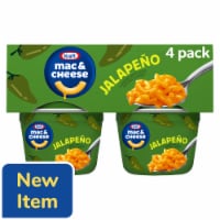 Kraft Jalapeño Flavored Mac & Cheese Macaroni and Cheese Dinner, Pack, Cups Perspective: Main