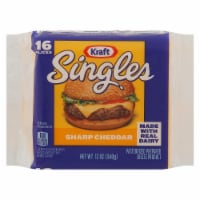 Kraft Singles Sharp Cheddar Cheese Slices