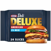 Kraft Deli Deluxe American with 2% Milk Cheese Slices