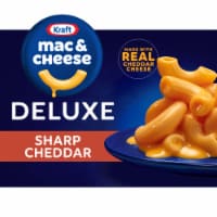 Kraft Deluxe Sharp Cheddar Mac N Cheese Macaroni and Cheese Dinner Perspective: Main