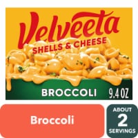 Velveeta Shells & Cheese Macaroni and Cheese with Broccoli Florets Meal