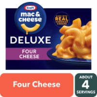 Kraft Deluxe Four Cheese Mac N Cheese Macaroni and Cheese Dinner