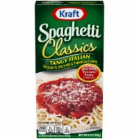Kraft Spaghetti Classics Tangy Italian Spaghetti Spices & Parmesean Cheese Meal Mix Perspective: Main
