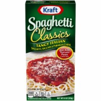 Kraft Spaghetti Classics Tangy Italian Spaghetti Spices & Parmesean Cheese Meal Mix Perspective: Main