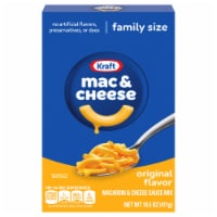 Kraft Original Mac & Cheese Macaroni and Cheese Dinner Family Size, Box Perspective: Main