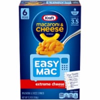 Kraft Easy Mac Extreme Cheese Flavor Macaroni & Cheese Dinner Perspective: Main