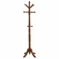Monarch Specialties Inc. Monarch Traditional Solid Wood Coat Rack Oak (I 2012)