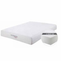 Coaster Key Twin XL Transitional Fabric Memory Foam Mattress in White
