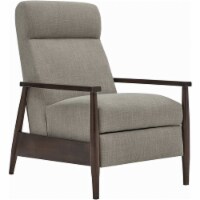 Coaster Upholstered Push-Back Recliner in Cream