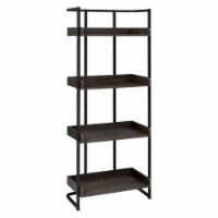 Coaster 4-Shelf Contemporary Wood Bookcase with Open Back in Oak