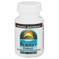 Source Naturals Bilberry Extract 100mg,  60 Tablets