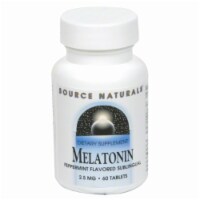 Source Naturals Melatonin Peppermint Flavored Sublingual Tablets Perspective: Main