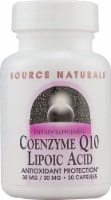 Source Naturals Coenzyme Q10 Lipoic Acid Capsules 30 Count Perspective: Main