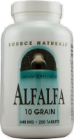 Source Naturals Alfalfa 10 Grain Tablets 648 mg