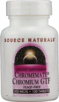 Source Naturals  Chromemate® Chromium GTF Yeast Free