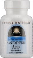 Source Naturals Pantothenic Acid & Vitamin B-5 100mg 100 Count