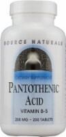 Source Naturals Pantothenic Acid Vitamin B-5 Tablets 250mg
