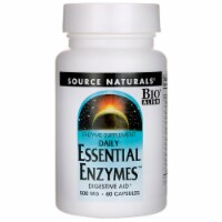 Source Naturals Daily Essential Enzymes 500 mg 60 Caps Perspective: Main
