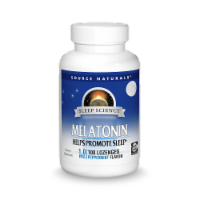 Source Naturals Peppermint Melatonin Sublingual Lozenges