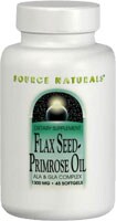 Source Naturals  Flax Seed Primrose Oil Perspective: front