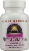 Source Naturals MethylCobalamin Cherry Flavored Vitamin B-12 Tablets 1mg