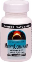 Source Naturals Methylcobalamin Vitamin B12 Cherry Lozenges 5mg