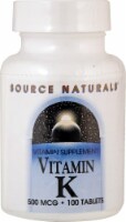 Source Naturals Vitamin K Tablets 500mcg