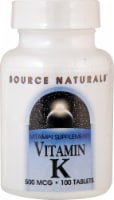 Source Naturals Vitamin K Tablets 500mcg Perspective: Main