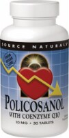 Source Naturals Policosanol with Coenzyme Q10 Tablets 10mg
