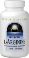 Source Naturals Free Form L-Arginine Tablets 500mg Perspective: Main