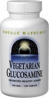 Source Naturals  Vegetarian Glucosamine Perspective: front