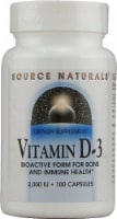 Source Naturals Vitamin D-3 Capsules 2000IU