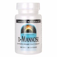 Source Naturals D-Mannose 500 mg 30 Caps Perspective: Main